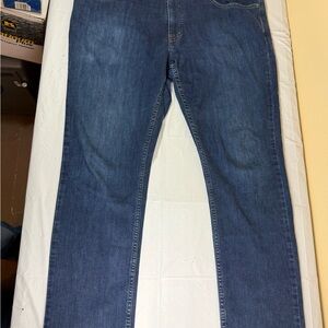 Eddie Bauer Men's Dark Blue Straight Jeans